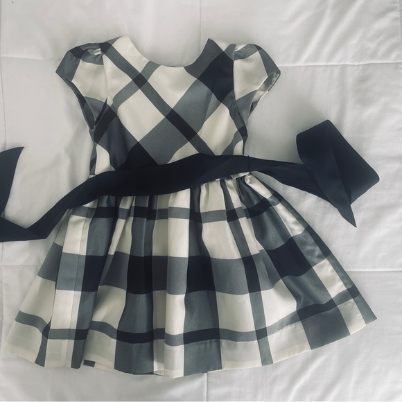 Ralph Lauren Tartan Plaid Black and White Dress - Picture 3 of 5